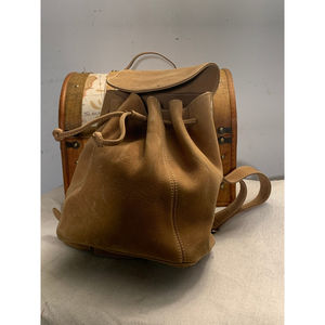 Coach 4938 Italian Vintage Nubuc Sonoma Drawstring Backpack Pebbled Leather Bag